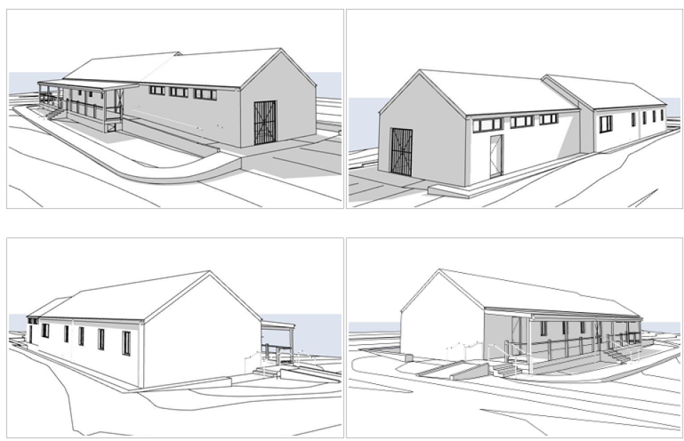 Oakdale Hall drawing