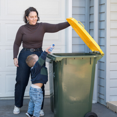 Gallery on Red, Yellow & Green Bins image 3