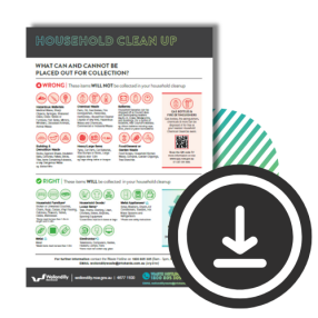 Download the Twice Yearly Clean Up Flyer